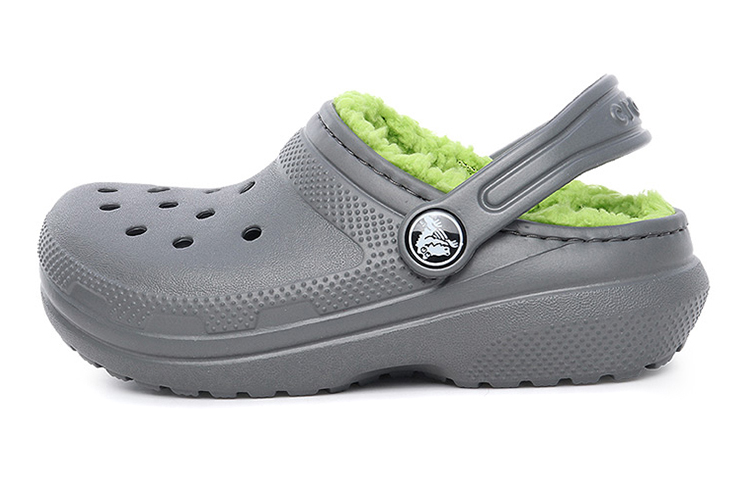 (Preschool) Crocs Classic Clog 'Cozy Green Grey' 203506-0DF