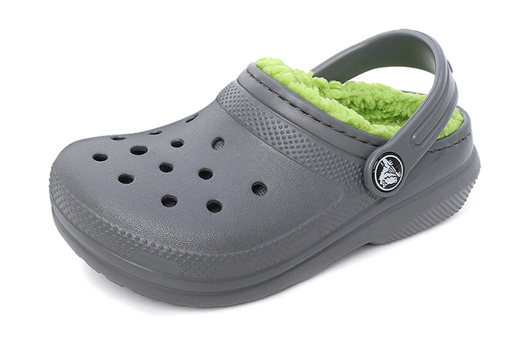 Order (PS) Crocs Classic Clog 'Hijau Kelabu Cozy' 203506-0DF