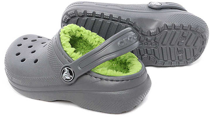 (PS) Crocs Classic Clog 'Hijau Kelabu Cozy' 203506-0DF Details for (PS) Crocs Classic Clog 'Hijau Kelabu Cozy' 203506-0DF