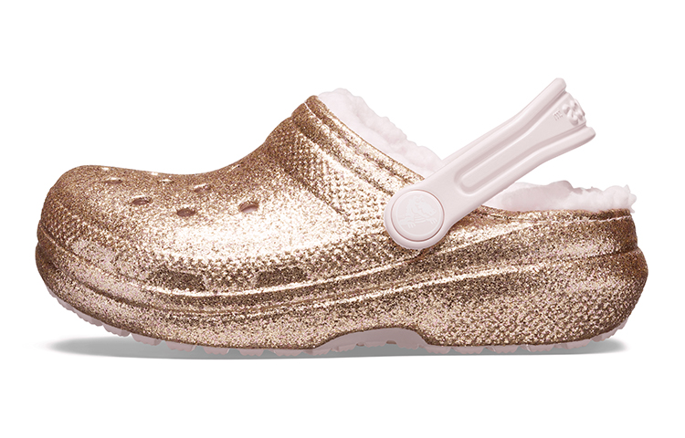 (Preschool) Crocs Classic Clog 'Gold Dust Fleece' 205937-2UB