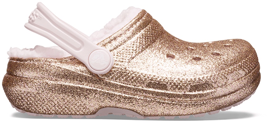 (Preschool) Crocs Classic Clog 'Gold Dust Fleece' 205937-2UB Order (Preschool) Crocs Classic Clog 'Gold Dust Fleece' 205937-2UB