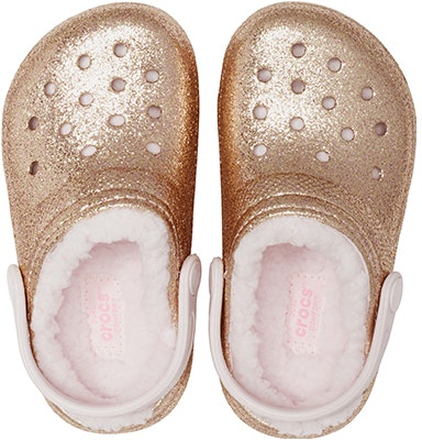 (Preschool) Crocs Classic Clog 'Gold Dust Fleece' 205937-2UB Purchase (Preschool) Crocs Classic Clog 'Gold Dust Fleece' 205937-2UB