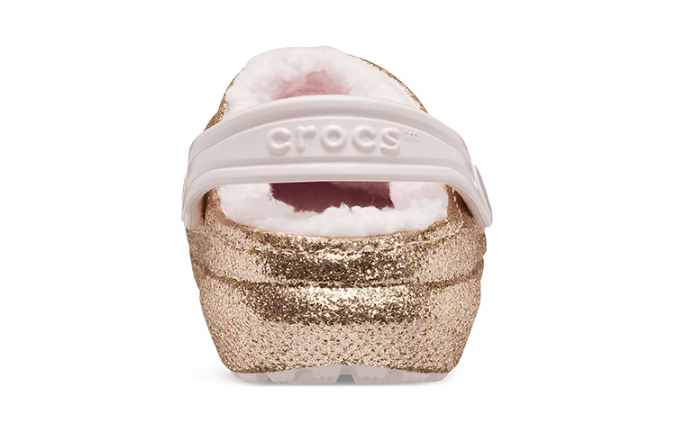 Details for (Preschool) Crocs Classic Clog 'Gold Dust Fleece' 205937-2UB