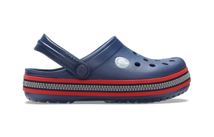 Order (Preschool) Crocs Classic Clog 'Navy Zipper Pattern' 206552-485