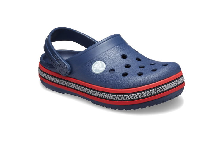 Lookbook (Preschool) Crocs Classic Clog 'Navy Zipper Pattern' 206552-485