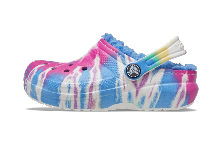 (Preschool) Crocs Classic Clog 'Pink Blue Tie-Dye' 206683-4SO