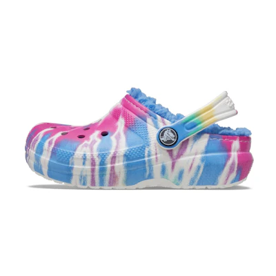 (PS) Crocs Classic Clog 'Pink Blue Tie-Dye'