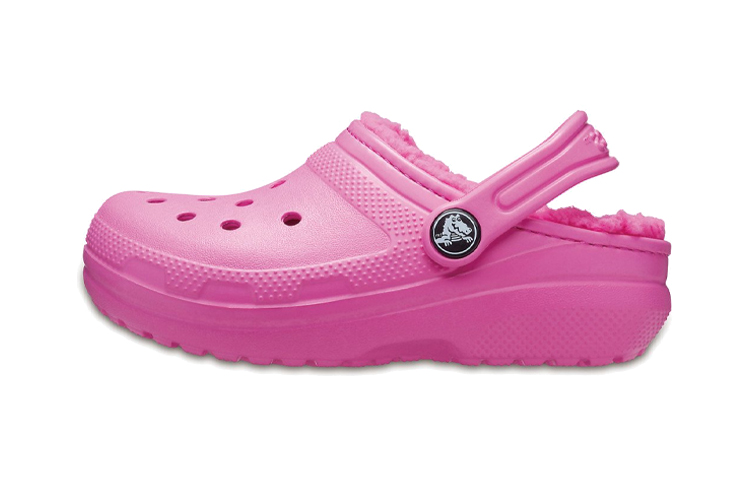 (Preschool) Crocs Classic Clog 'Pink Fuzzy Lining' 203506-6QQ