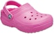 (PS) Kasut Crocs Klasik 'Pink Fuzzy Lining' 203506-6QQ