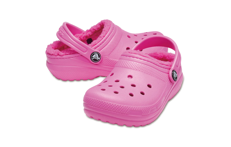 Shop (Preschool) Crocs Classic Clog 'Pink Fuzzy Lining' 203506-6QQ