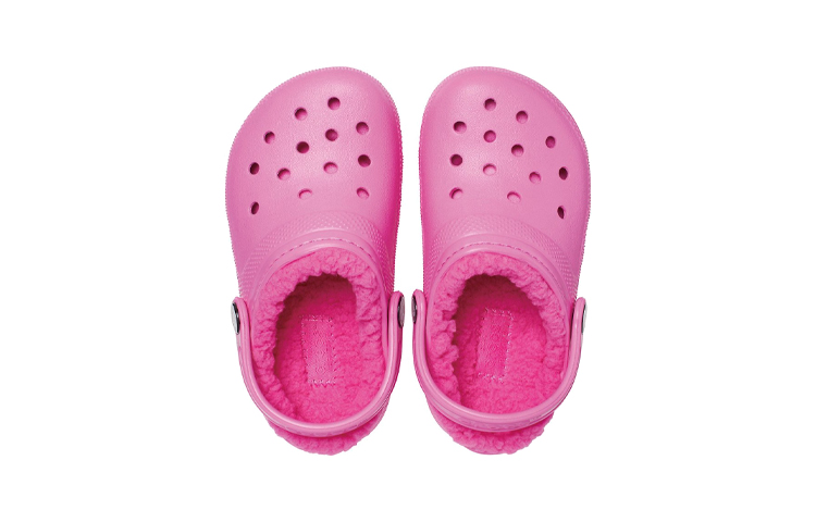 Purchase (Preschool) Crocs Classic Clog 'Pink Fuzzy Lining' 203506-6QQ