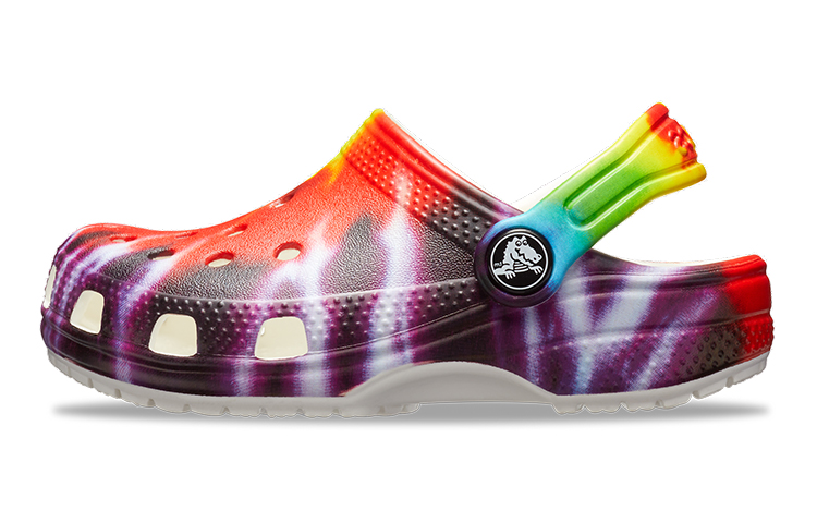 Buy 兒童 Crocs卡羅琪 Classic 耐磨洞洞涼鞋 紅紫