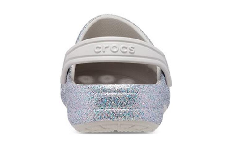 Shop 兒童 Crocs卡羅奇 舒適休閒 透氣輕便兒童涼鞋 銀色