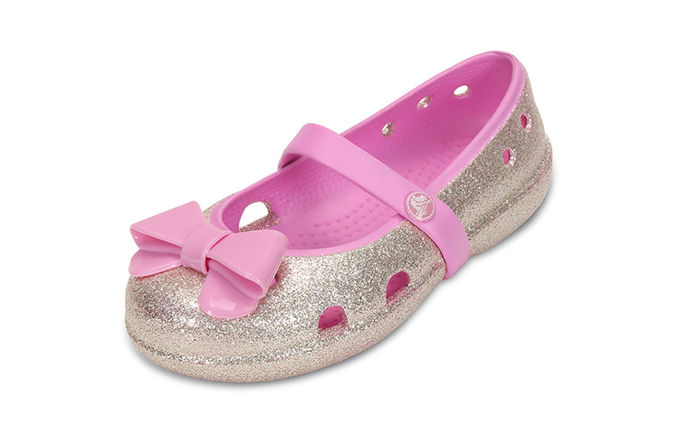 Lookbook (Preschool) Crocs Classic Clog 'Silver Pink' 16190-0Z0