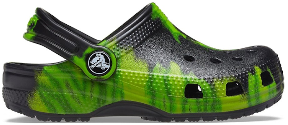 (PS) Crocs Classic Clog 'Patrón Tie-Dye Negro Verde' 205451-0GU Order (PS) Crocs Classic Clog 'Patrón Tie-Dye Negro Verde' 205451-0GU