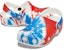 (PS) Crocs Classic Clog 'Putih Biru Merah Tie-Dye' 205451-928