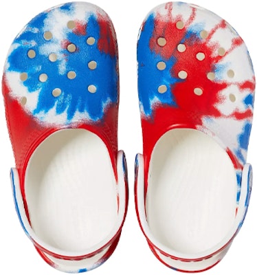 (Preschool) Crocs Classic Clog 'Tie-Dye White Blue Red' 205451-928 Purchase (Preschool) Crocs Classic Clog 'Tie-Dye White Blue Red' 205451-928