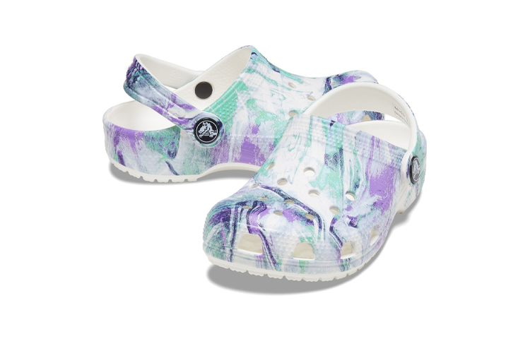 (PS) Crocs Classic Clog 'White Floral' 圖 4