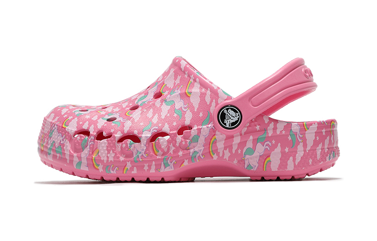 (Preschool) Crocs Classic Clog Beach Shoe Rose Pink 207017-669