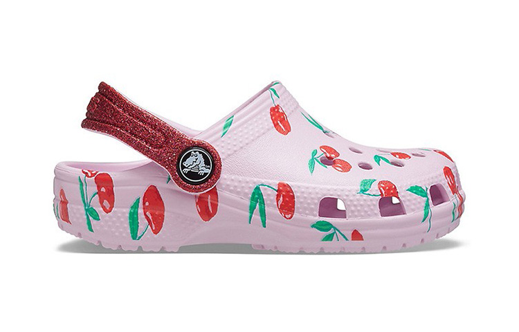 Order (Preschool) Crocs Classic clog Fruit Printing Stylish Sports Pink Sandals 207150-6GD