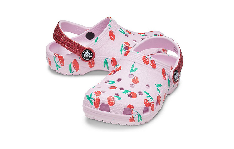 Shop (Preschool) Crocs Classic clog Fruit Printing Stylish Sports Pink Sandals 207150-6GD