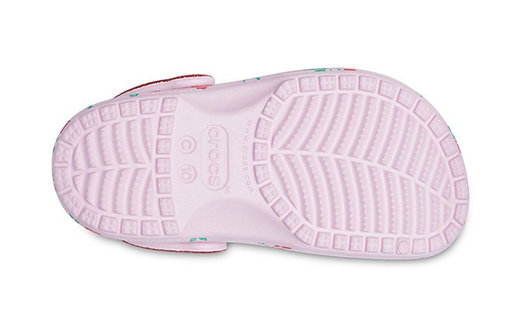 Sizing (Preschool) Crocs Classic clog Fruit Printing Stylish Sports Pink Sandals 207150-6GD