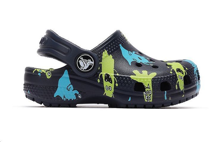 Order (Preschool) Crocs Classic clog Lightweight Cozy Sports Blue Sandals 206833-410