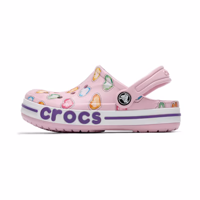 (PS) Crocs Classic Clog Multi-Color Pattern Shoe Pink