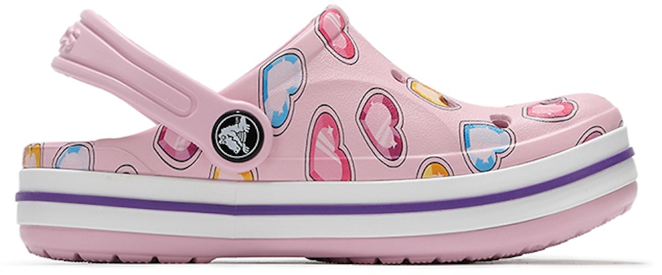 兒童 Crocs Classic Clog 克洛克斯經典木屐 彩色愛心圖案洞洞鞋 芭蕾粉 Order 兒童 Crocs Classic Clog 克洛克斯經典木屐 彩色愛心圖案洞洞鞋 芭蕾粉
