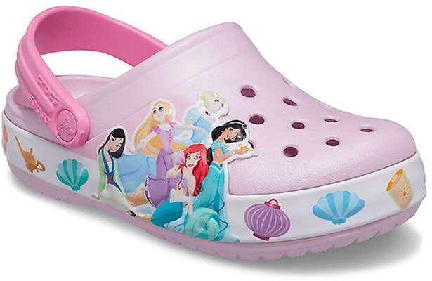 兒童 Crocs Classic Clog 公主閃燈孔孔涼鞋 粉紅色 Lookbook 兒童 Crocs Classic Clog 公主閃燈孔孔涼鞋 粉紅色