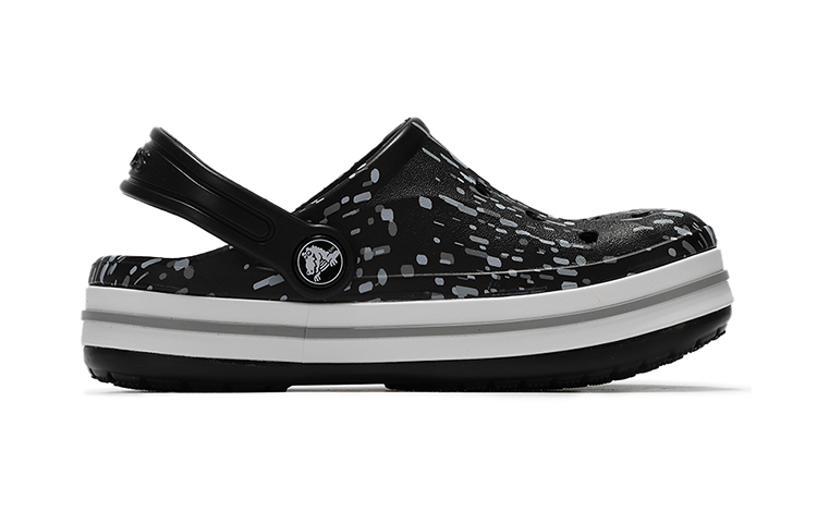 Order 兒童 Crocs Classic Clog 克樂克 雙色沙灘洞洞休閒涼鞋 黑灰