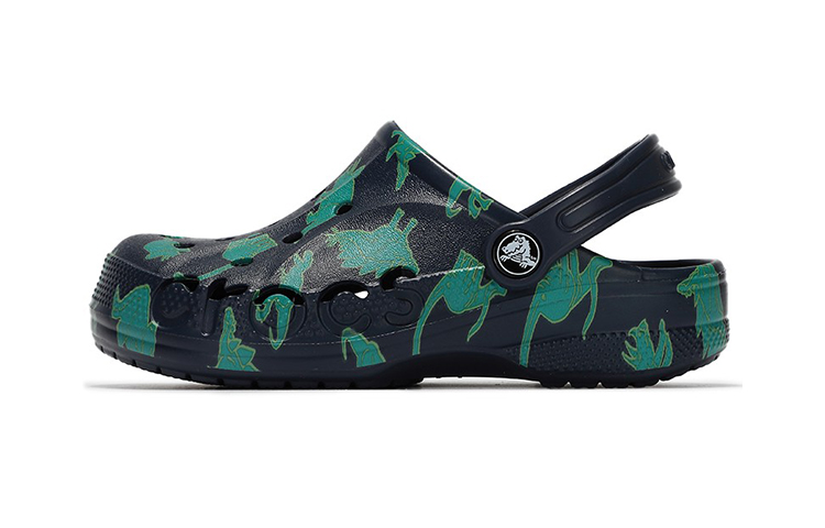 (Preschool) Crocs Classic clog Sports sandals 'Green Black' 207017-4HQ