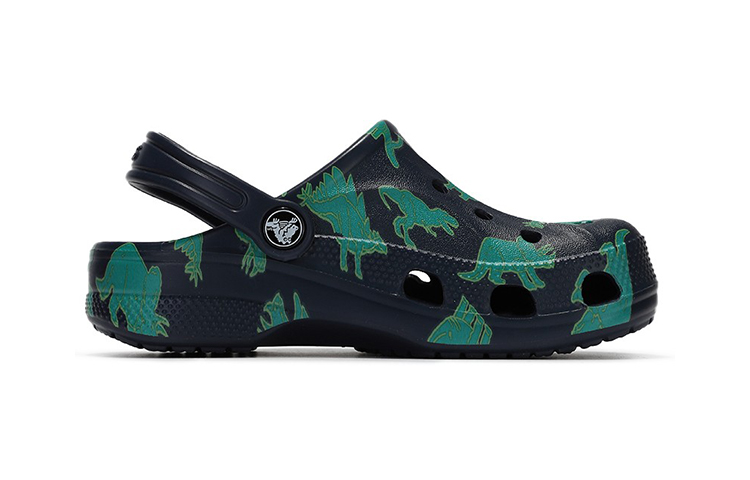 Order (Preschool) Crocs Classic clog Sports sandals 'Green Black' 207017-4HQ