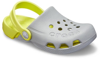 兒童 Crocs 伊萊克托 戶外包頭平跟空心運動涼鞋 灰綠 Lookbook 兒童 Crocs 伊萊克托 戶外包頭平跟空心運動涼鞋 灰綠