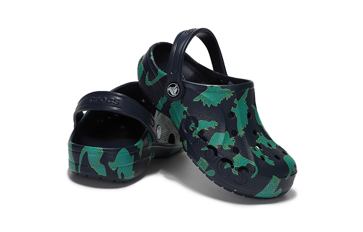 Shop (Preschool) Crocs Classic clog Sports sandals 'Green Black' 207017-4HQ
