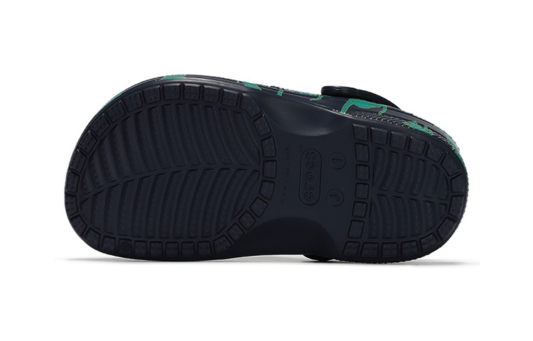 Details for (Preschool) Crocs Classic clog Sports sandals 'Green Black' 207017-4HQ