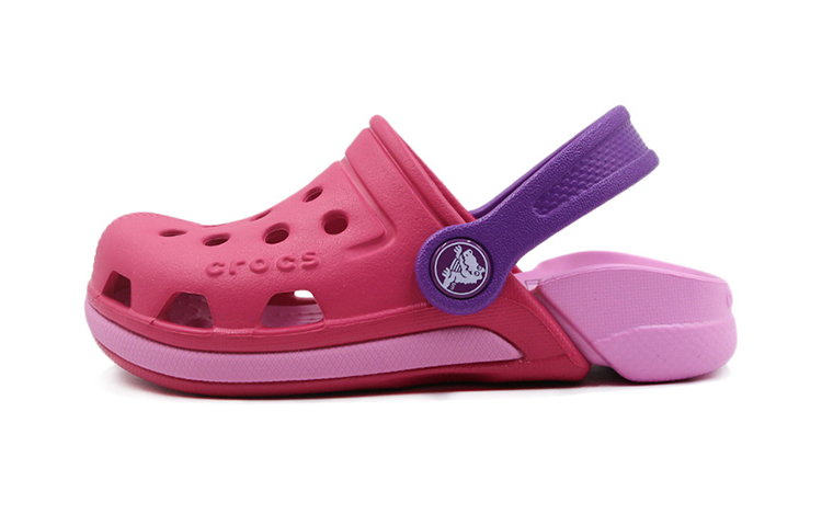 (Preschool) Crocs Classic clog Sports sandals 'Red Pink Purple' 204991-66I