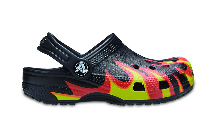 (PS) Crocs Classic Flame Broiled Clog 'Black Red Green' 圖 2
