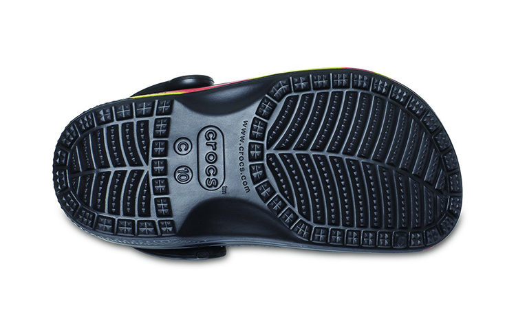 (PS) Crocs Classic Flame Broiled Clog 'Black Red Green' 圖 6