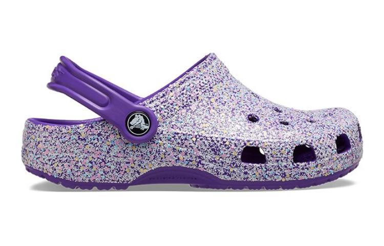 Order (Preschool) Crocs Classic Glitter Clog 'Purple' 206993-573