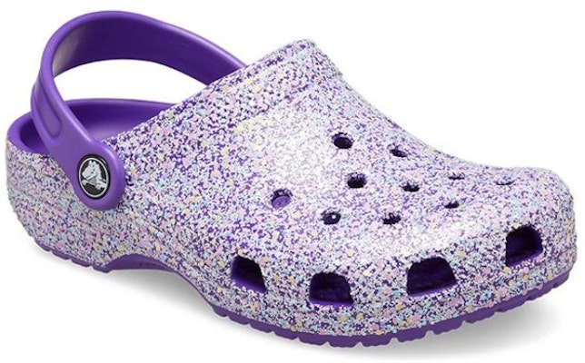 (Preschool) Crocs Classic Glitter Clog 'Purple' 206993-573 Shop (Preschool) Crocs Classic Glitter Clog 'Purple' 206993-573