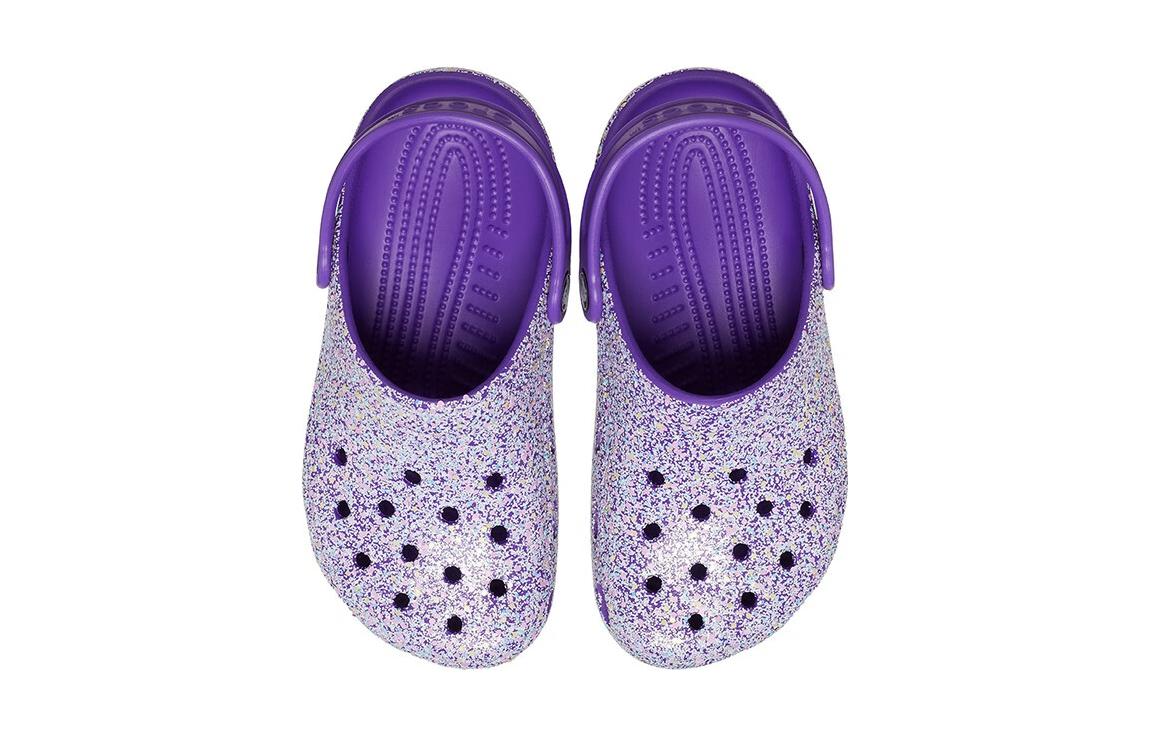 Purchase (Preschool) Crocs Classic Glitter Clog 'Purple' 206993-573