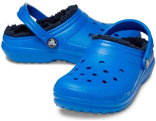 (Preschool) Crocs Classic Lined Clog 'Blue' 207010-4KZ Shop (Preschool) Crocs Classic Lined Clog 'Blue' 207010-4KZ