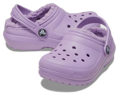 兒童 Crocs卡駱馳 Classic Lined Clog K 休閒舒適 保暖 兒童拖鞋 幽蘭紫 Shop 兒童 Crocs卡駱馳 Classic Lined Clog K 休閒舒適 保暖 兒童拖鞋 幽蘭紫