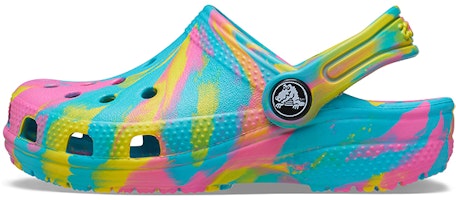 (Preschool) Crocs Classic Marbled Clog 'Blue Multi' 207002-4SM (Preschool) Crocs Classic Marbled Clog 'Blue Multi' 207002-4SM
