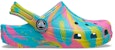 (PS) Crocs Klasik Marbled Clog 'Biru Pelbagai' 207002-4SM