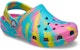 (PS) Crocs Klasik Marbled Clog 'Biru Pelbagai' 207002-4SM