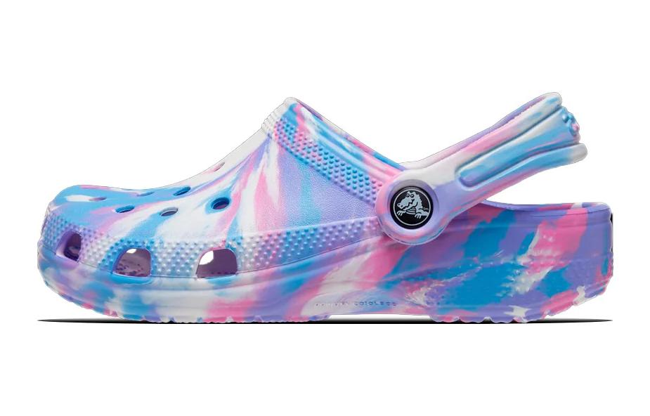 (Preschool) Crocs Classic Marbled Clog 'Blue Purple Pink' 207464-102