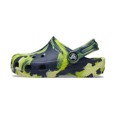 (PS) Crocs Classic Marbled Clog 'Navy'