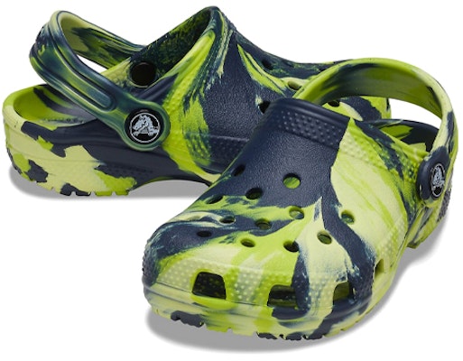 (PS) Crocs经典云石纹洞洞鞋‘海军蓝’ 207002-4HQ Shop (PS) Crocs经典云石纹洞洞鞋‘海军蓝’ 207002-4HQ
